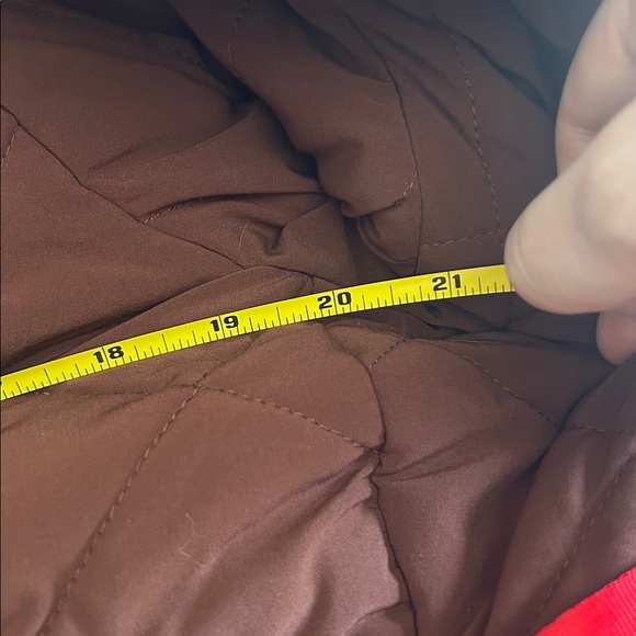 BCBGMaxAzria Brown Leather Jacket with Faux Fur - Picture 9 of 12